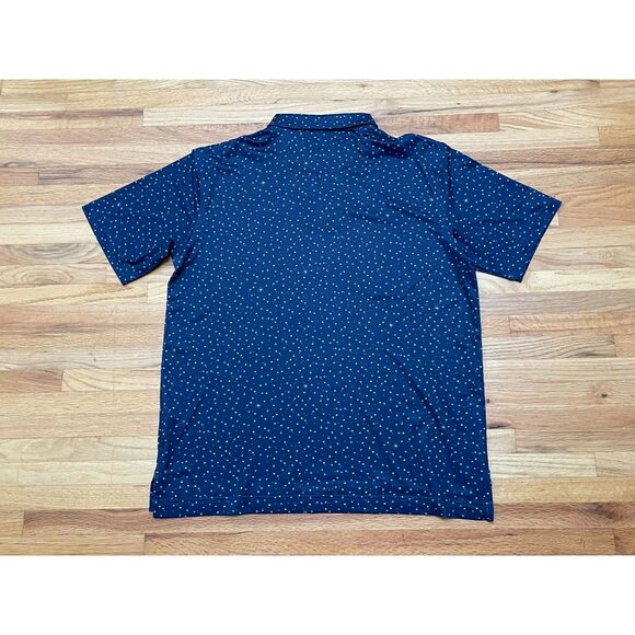 Peter Millar Summer Comfort Men's XL Blue Shirt Polyester Polo Golf Performance - Picture 2 of 8